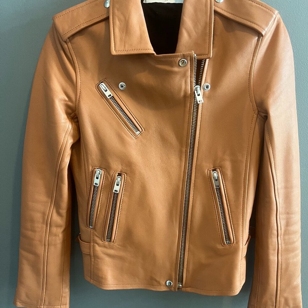 IRO Newhan Leather Jscket 38